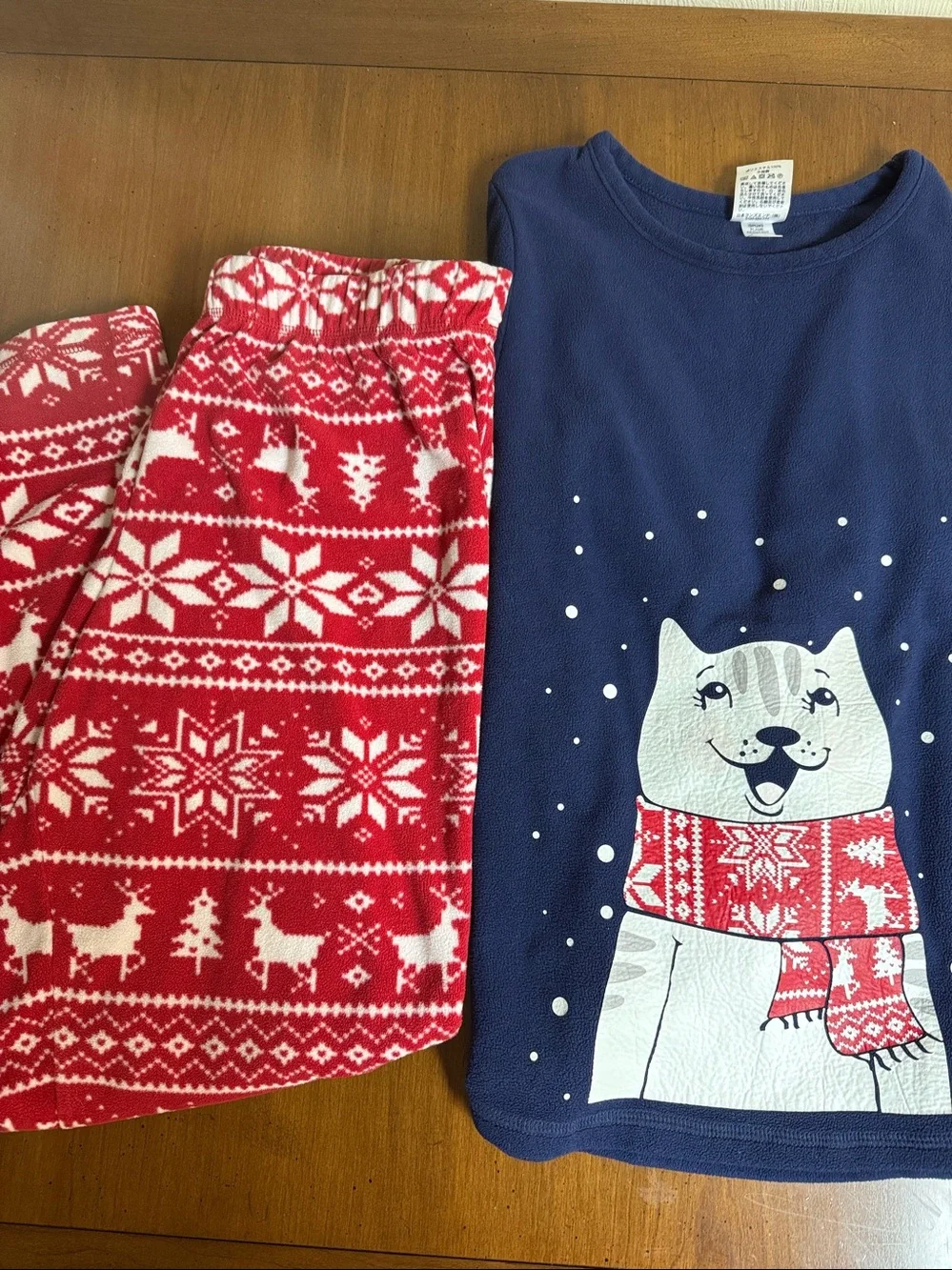 New Land’s End fleece PJ set